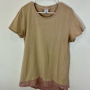 Urban Outfitters Beige Crew Neck Tee